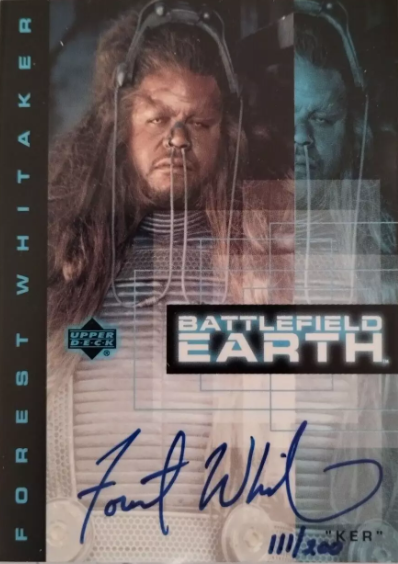 Ker, Battlefield Earth Forest Whitaker Auto Card 