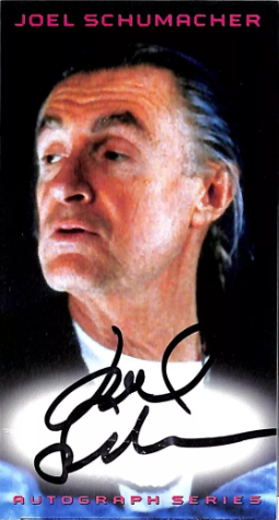 Joel Schumacher, Batman and Robbin Joel Schumacher Auto